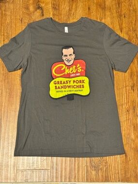 Weird Science "Chet’s Greasy Pork Sandwiches" T-Shirt - Bill Paxton - Large
